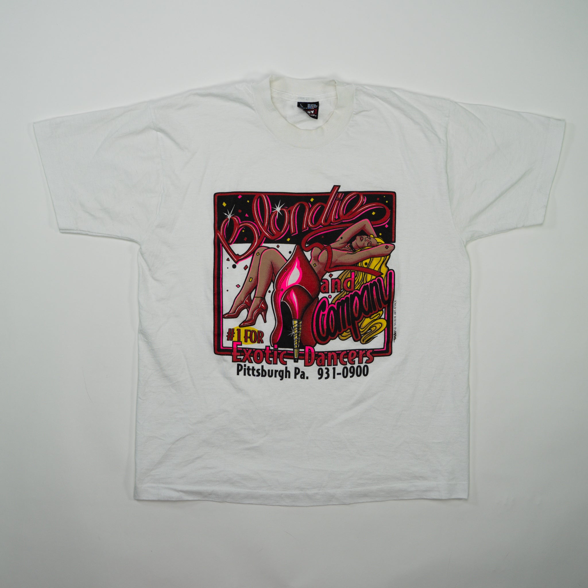 Vintage 90s Blondie and Company Exotic Dancers Tee (M)