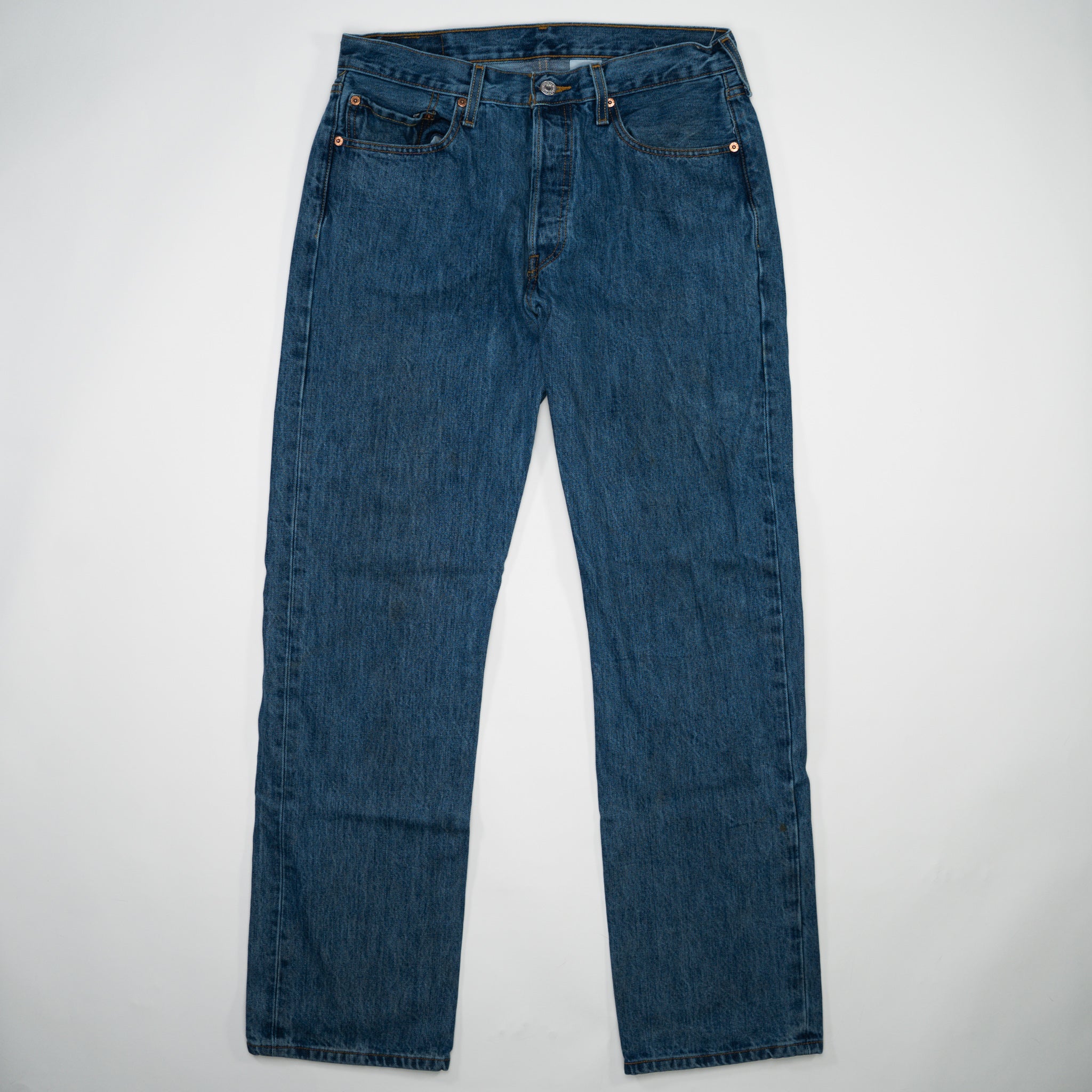 Vintage Dark Blue 501 Levi Jeans (33 x 32)
