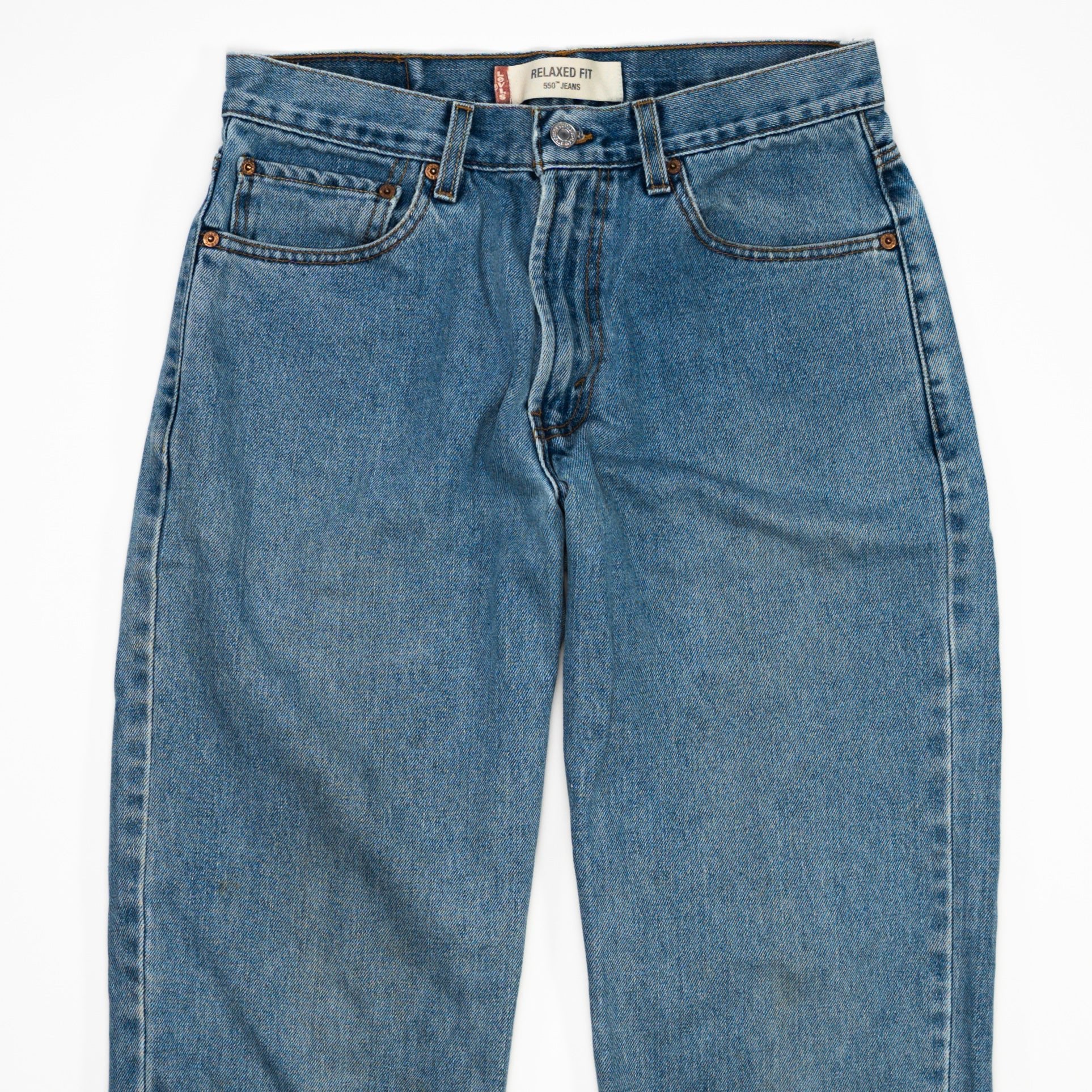 Vintage Blue Levi 550 Relax Fit Jeans (32 x 32) | Rebalance Vintage.