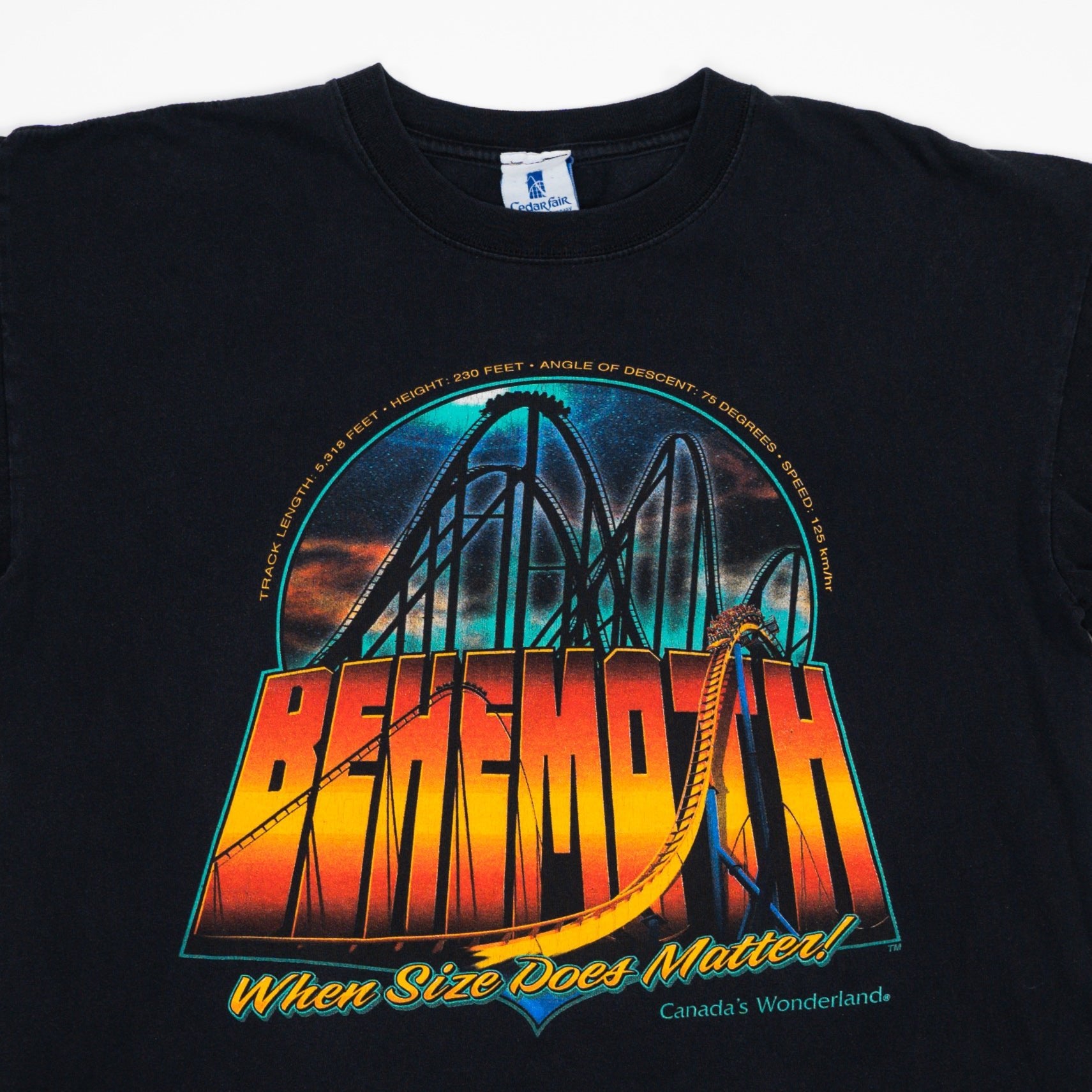Vintage Black Behemoth Canada's Wonderland Tee (L)