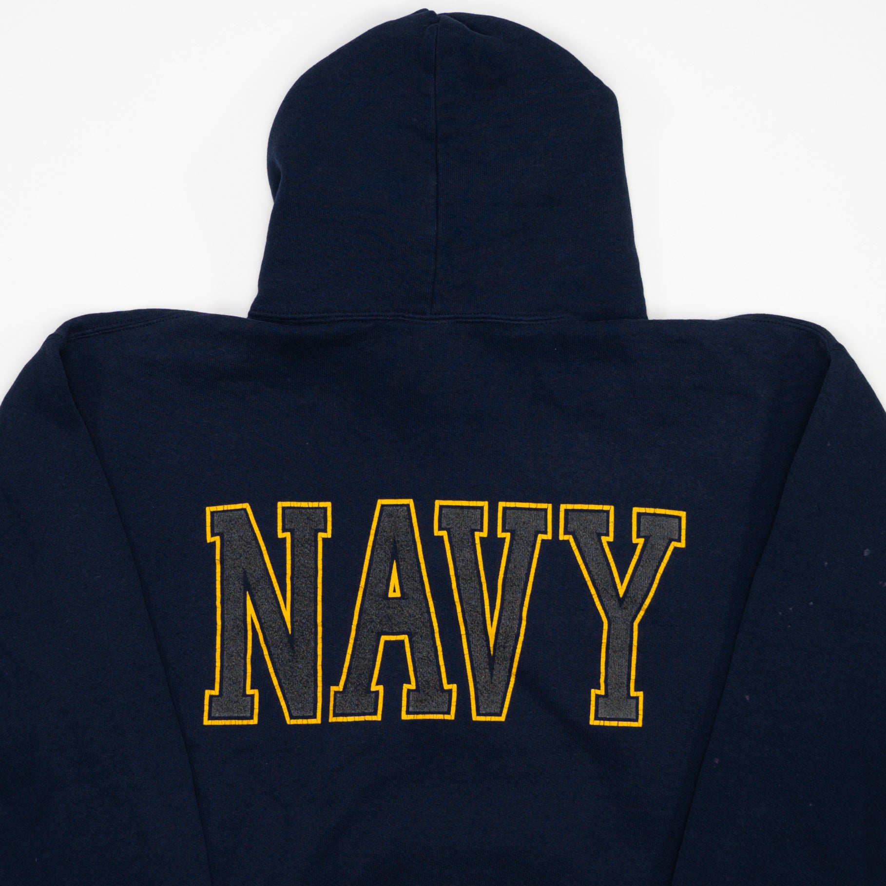 Vintage 90s Blue US Navy Hoodie (S/M)