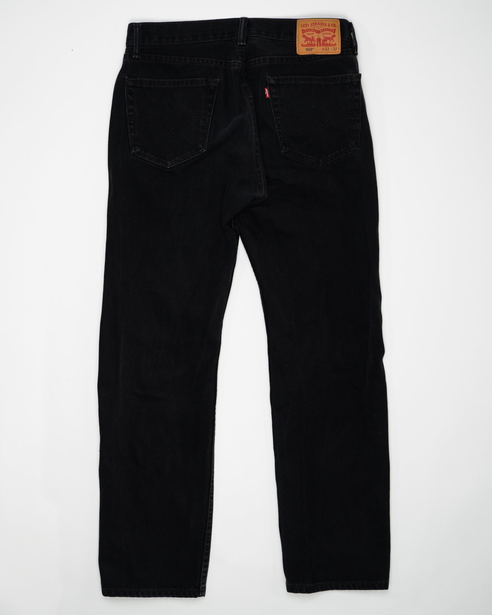 Vintage Black 505 Levi Jeans (33 x 32) | Rebalance Vintage.