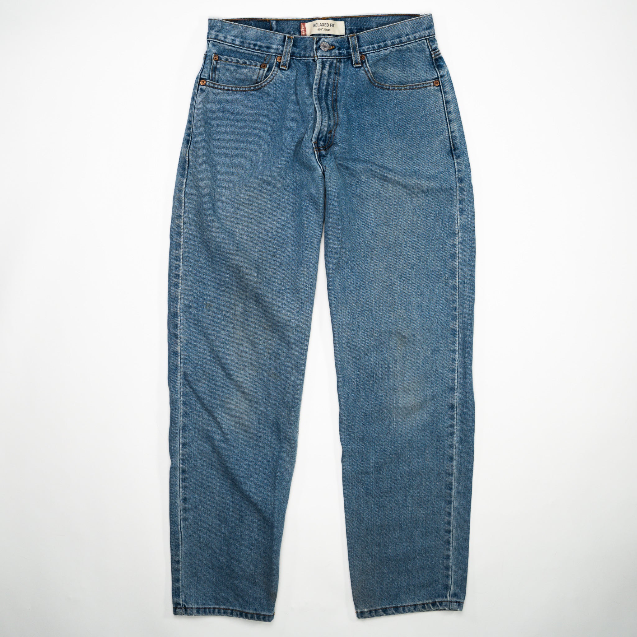 Vintage Blue Levi 550 Relax Fit Jeans (32 x 32) | Rebalance Vintage.