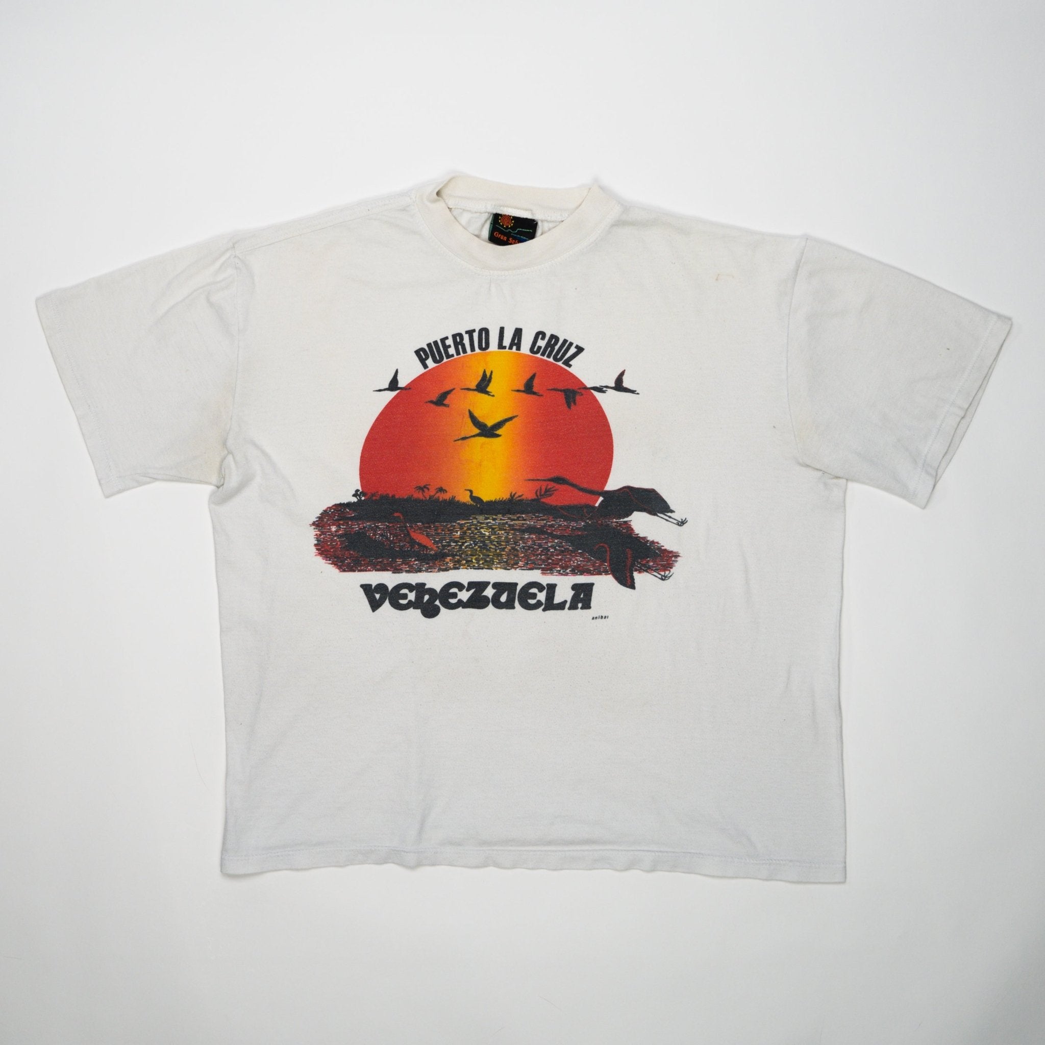 Vintage 90s Single Stitch Puerto La Cruz Venezuela Tee (L) | Rebalance Vintage.