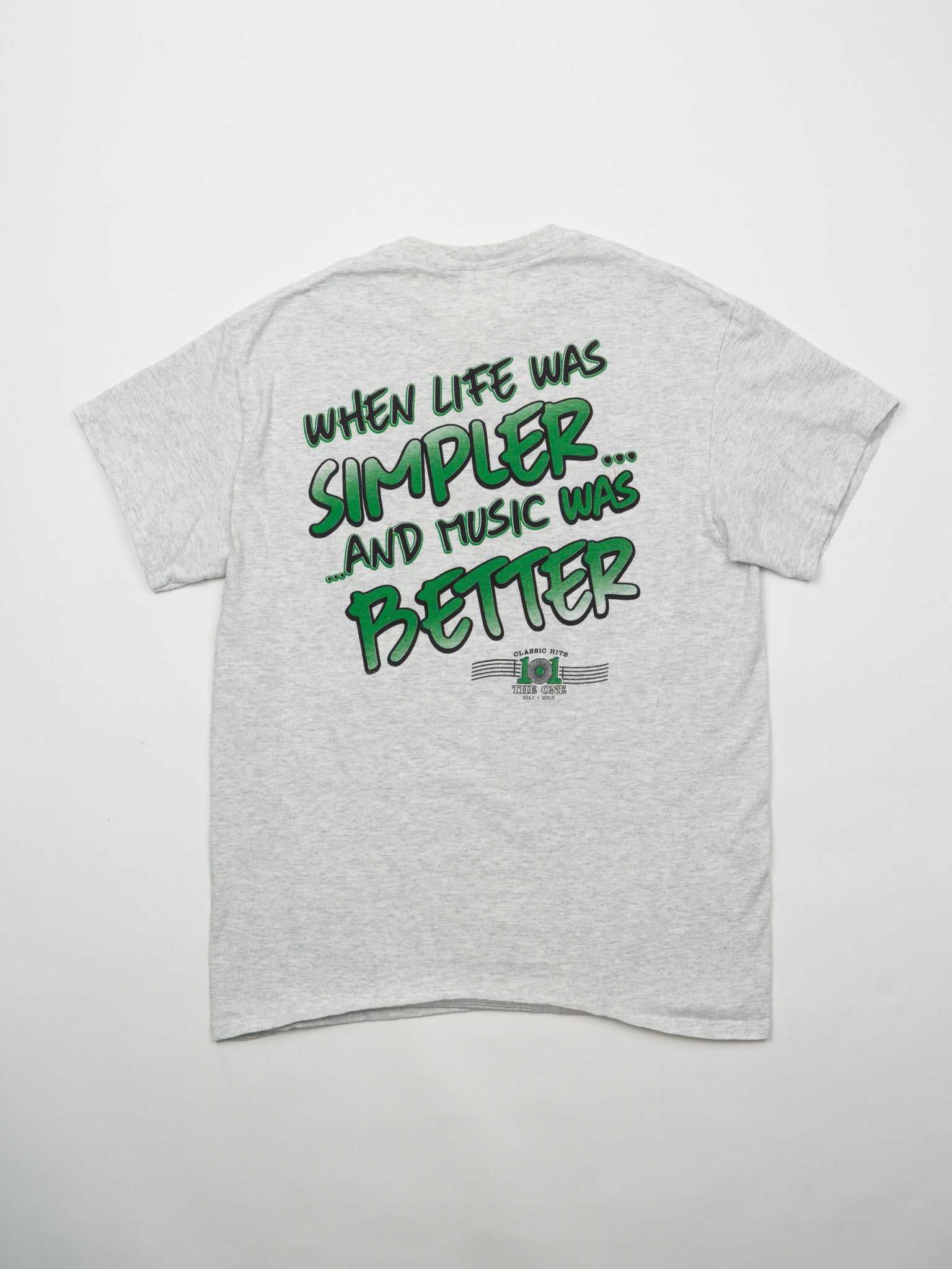 Vintage Grey Classic Hits The One Tee (S)