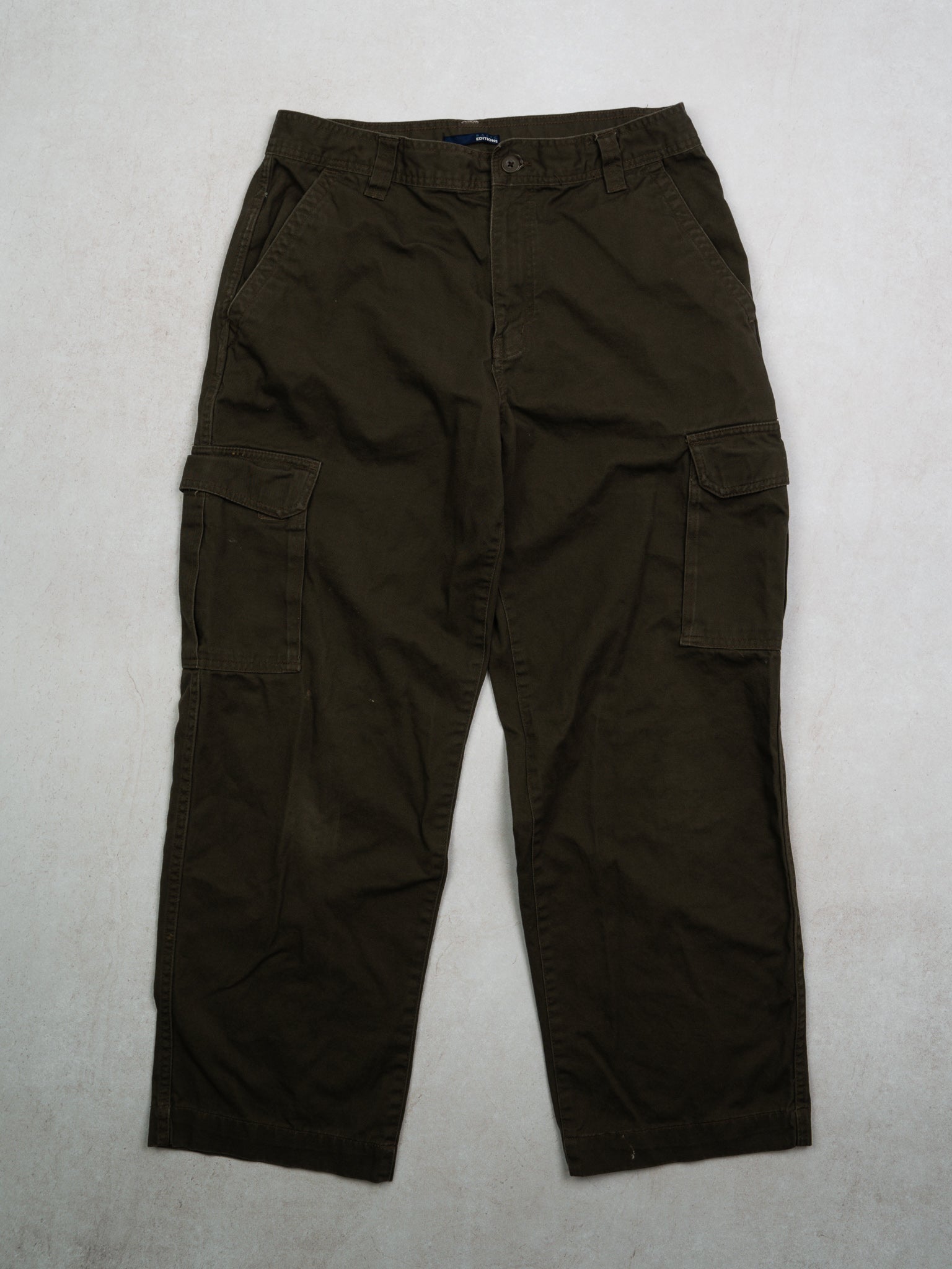 Vintage Moss Green Cargo Pants (34 x 30)