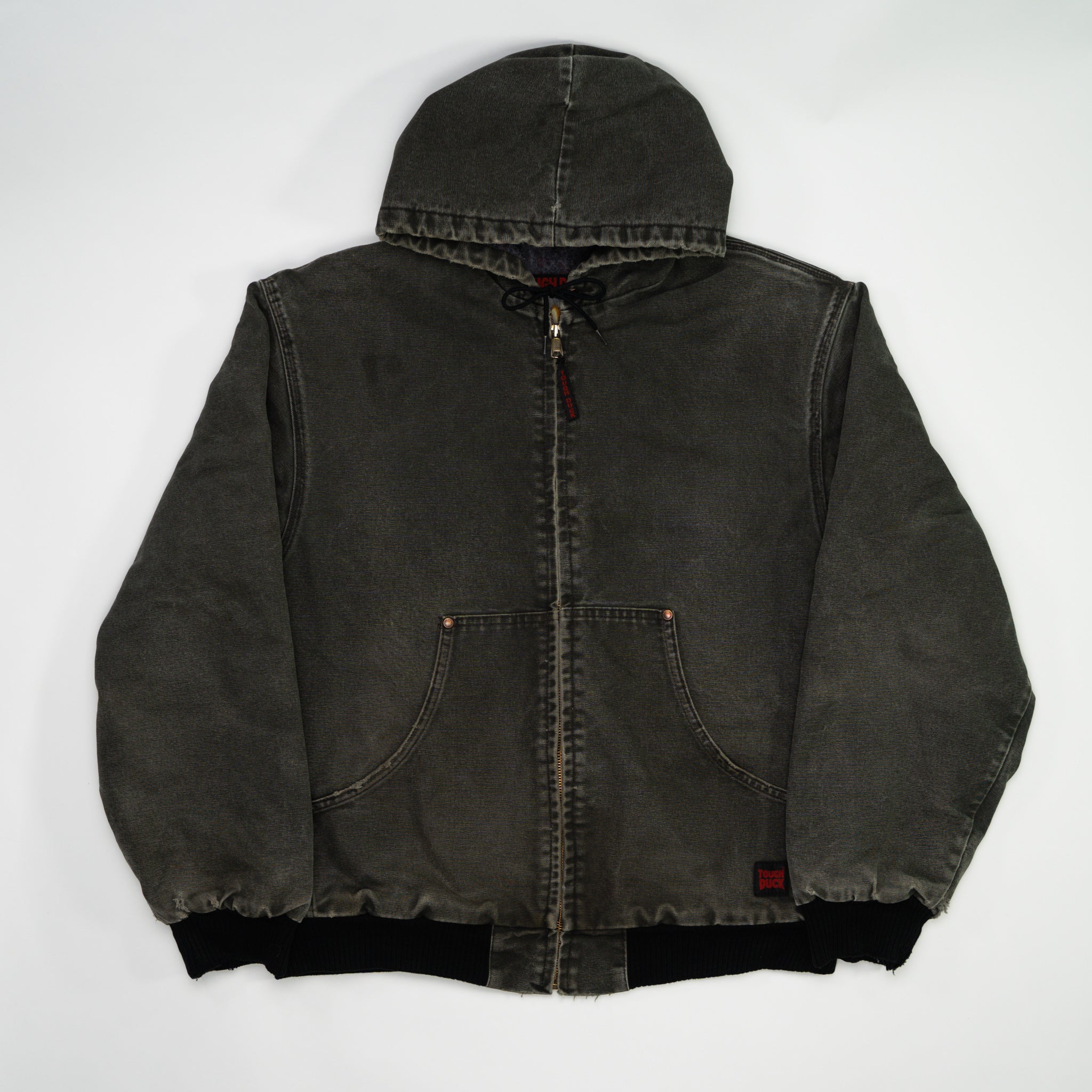 Vintage Moss Green Tough Duck Workwear Jacket (M/L) | Rebalance Vintage.