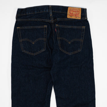 Vintage Dark Blue Stitched 505 Levi Jeans (34 x 32) | Rebalance Vintage.