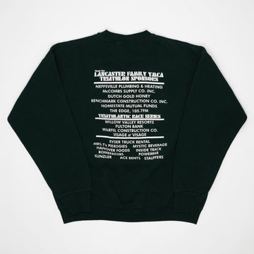 Vintage 90s Green Lancaster Triathlon Crewneck (M) | Rebalance Vintage.