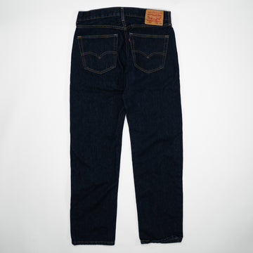 Vintage Dark Blue Stitched 505 Levi Jeans (34 x 32) | Rebalance Vintage.