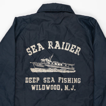 Vintage 80s Blue Sea Raider Insulated Jacket (L) | Rebalance Vintage.