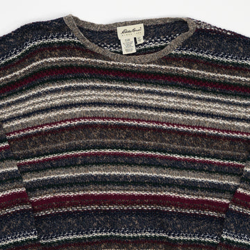 Vintage 90s Eddie Bauer Multicolored Wool Sweater (L) | Rebalance Vintage.