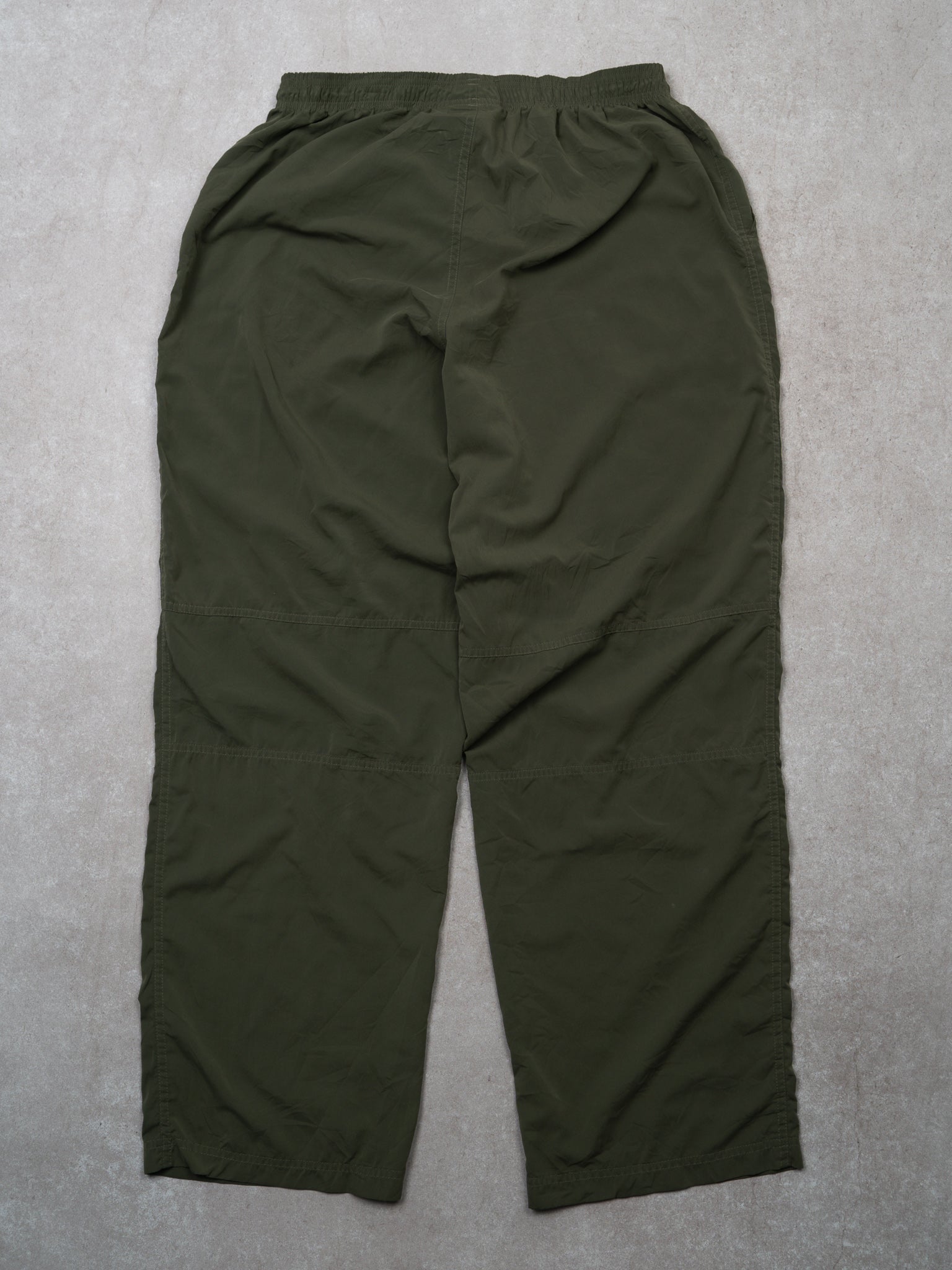 Vintage Moss Green Adidas Windbreaker Pants  (M/L)
