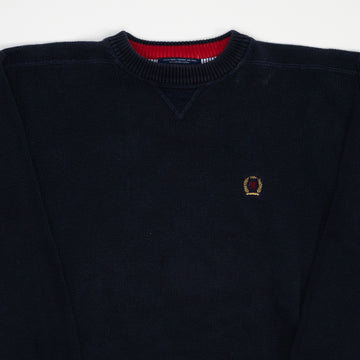 Vintage Blue Tommy Hilfiger Knit Sweater 2.0 (M/L) | Rebalance Vintage.