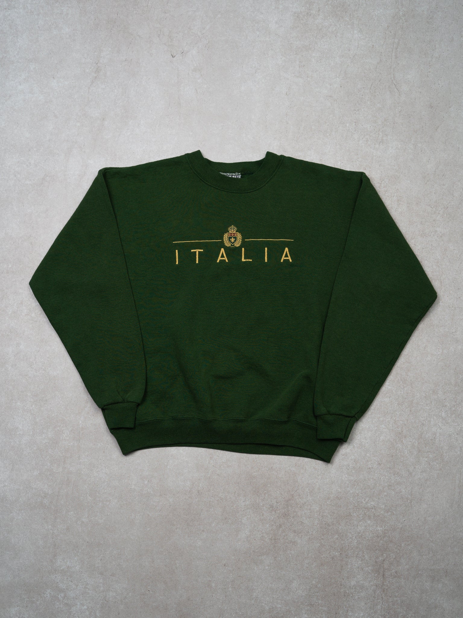 Vintage 90s Green Italia x Lee Crewneck (M)