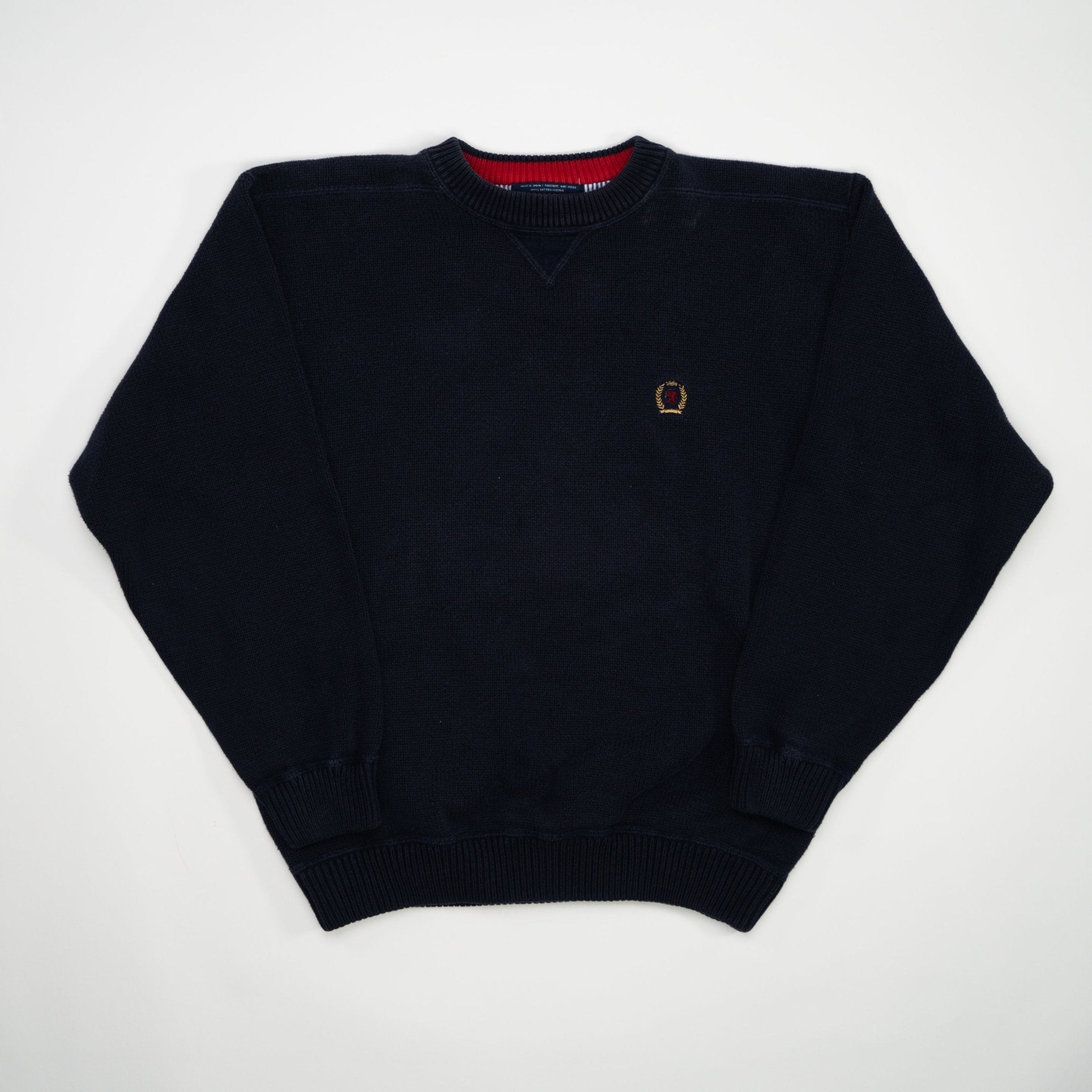 Vintage Blue Tommy Hilfiger Knit Sweater 2.0 (M/L) | Rebalance Vintage.