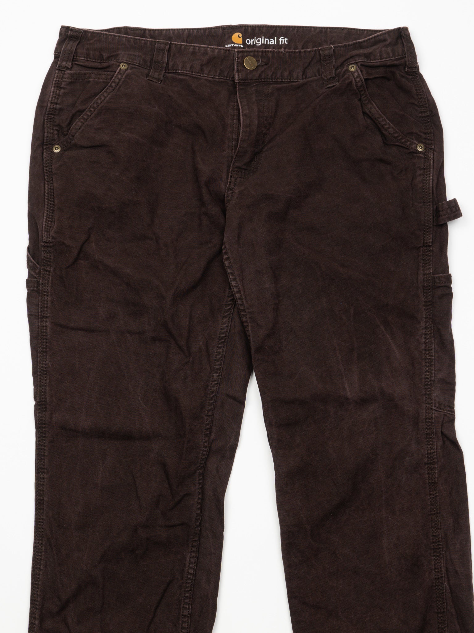 Vintage Chocolate Brown Carhartt Cargo Pants (36 x 29)