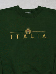 Vintage 90s Green Italia x Lee Crewneck (M)