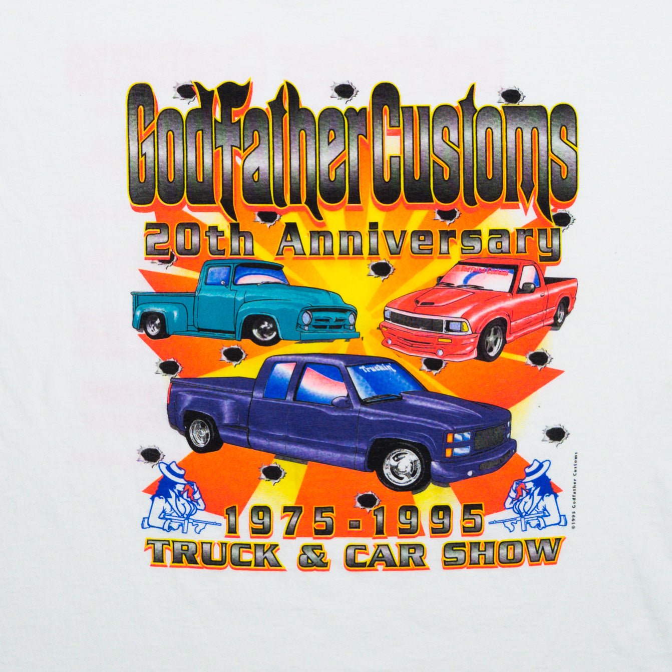 Vintage '95 God Father Customs Tee (L) | Rebalance Vintage.