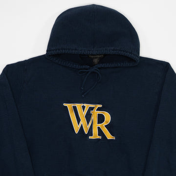 Vintage 90s Navy Blue WR Wind River Hoodie (XL) | Rebalance Vintage.