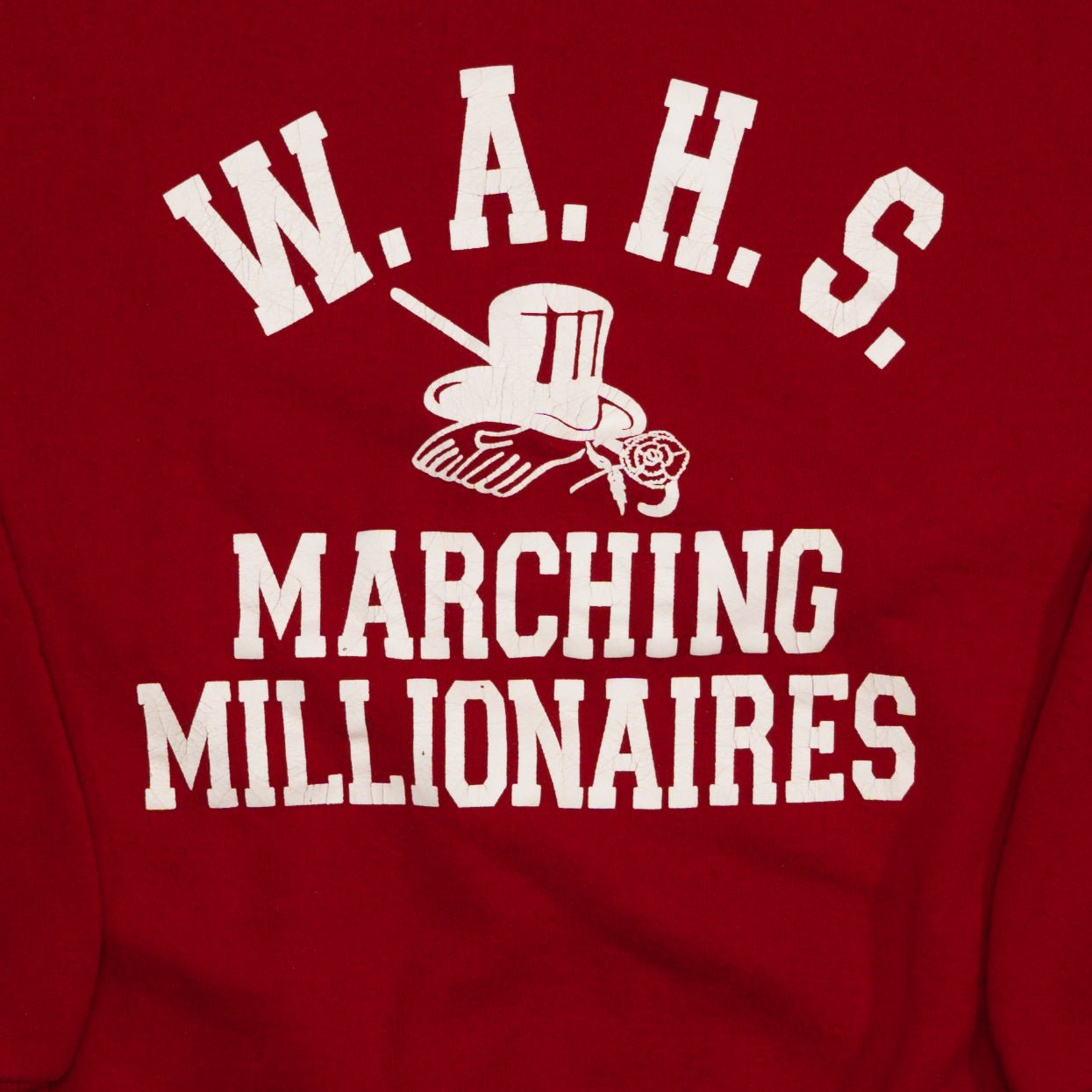 Vintage 90s W.A.H.S Marching Millionaires Crewneck | Rebalance Vintage.