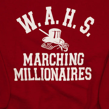 Vintage 90s W.A.H.S Marching Millionaires Crewneck | Rebalance Vintage.