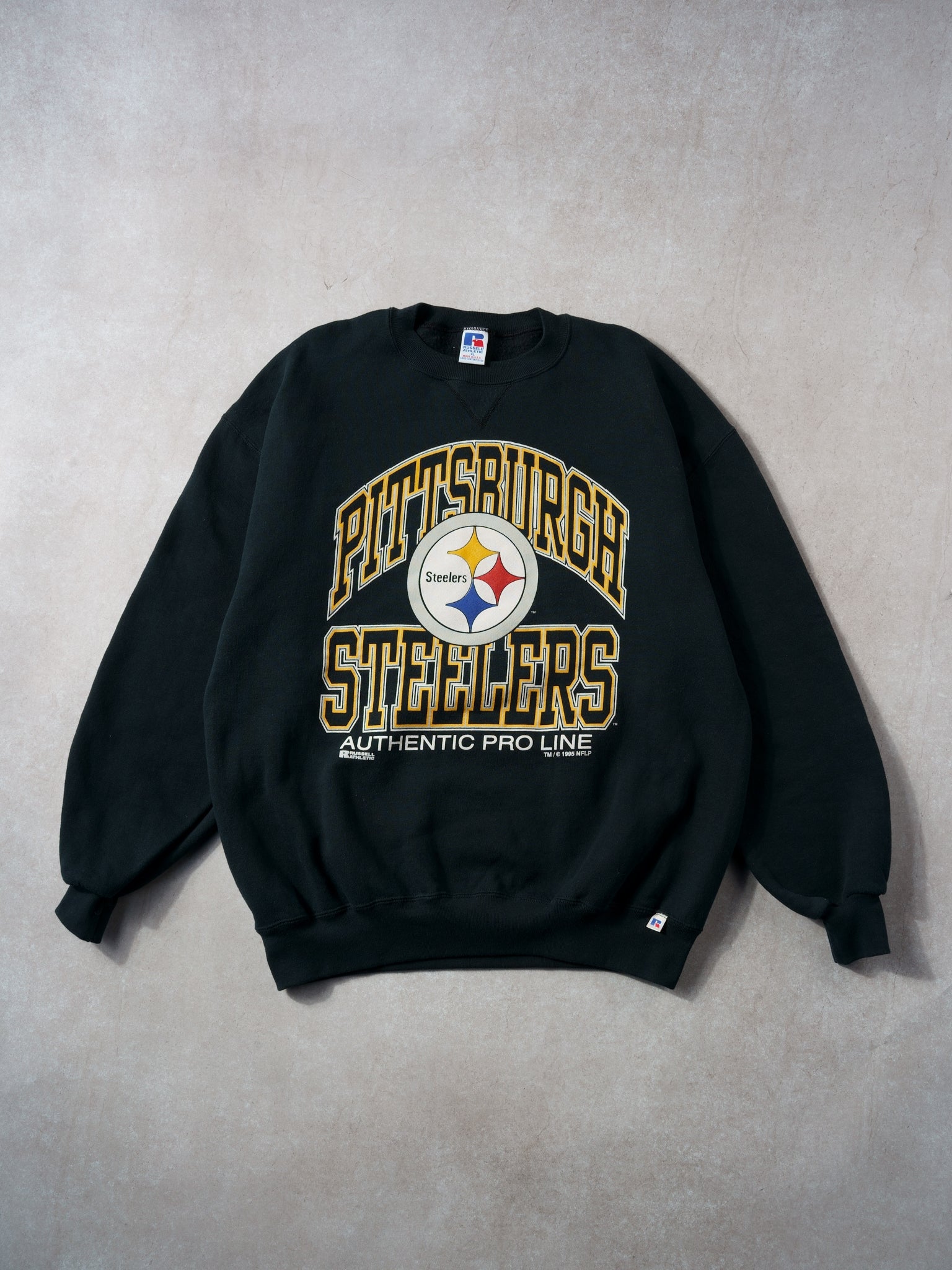 Vintage 90s Pittsburgh Steelers Pro Line Rusells Athletics Crewneck (L)