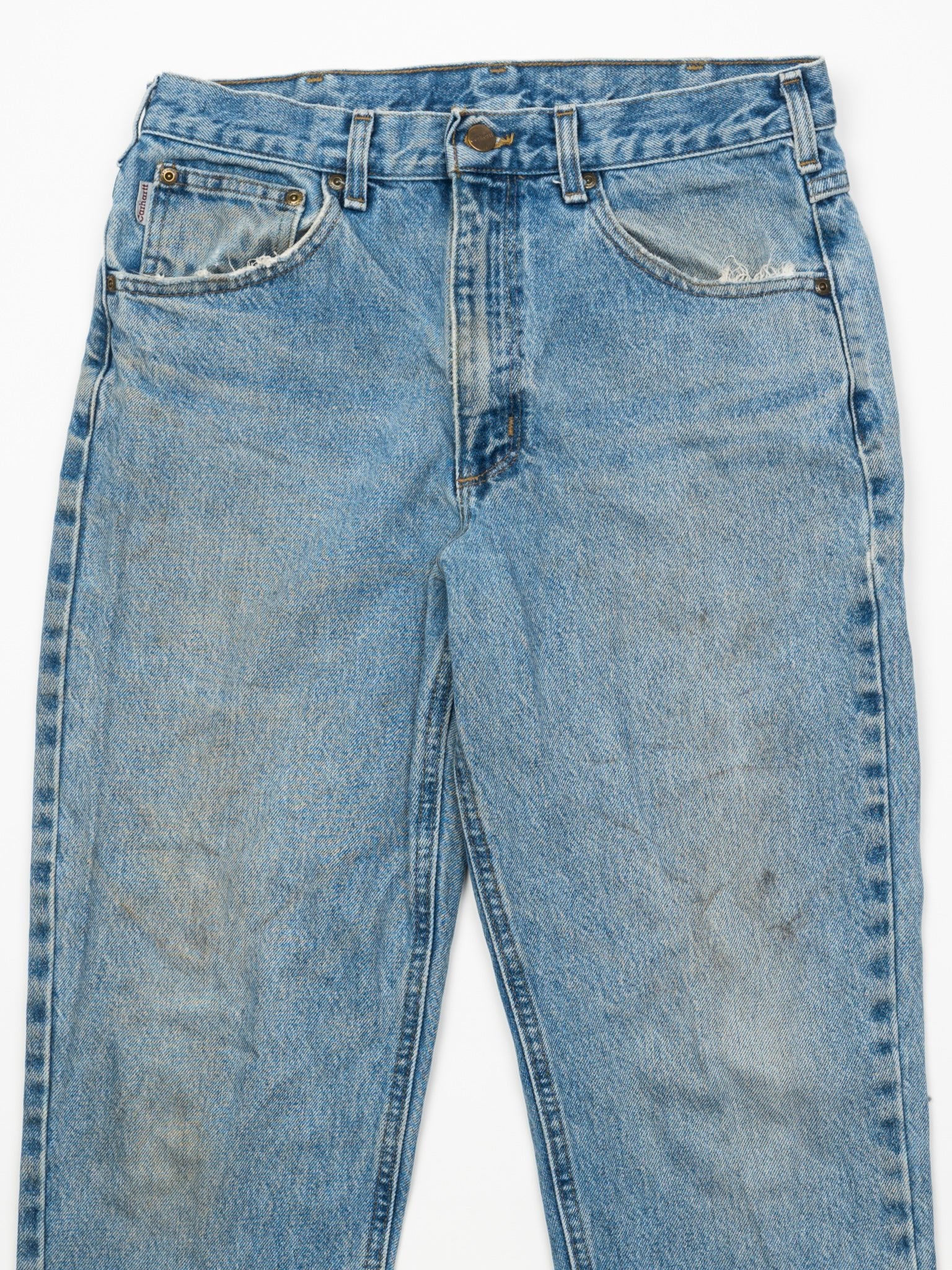 Vintage Washed Blue Carhartt Jeans (32 x 30)