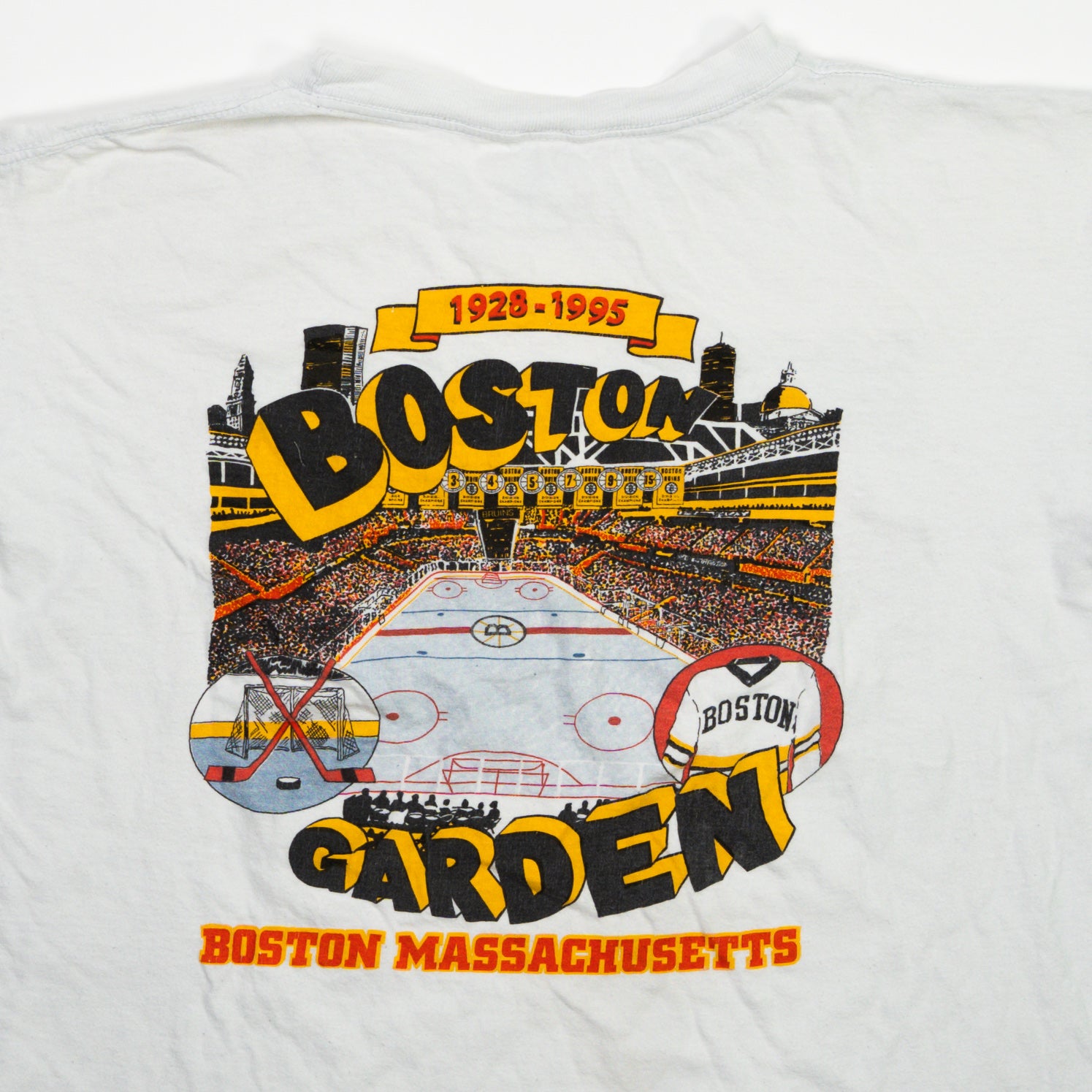 Vintage '95 Boston Gardens Tee (M) | Rebalance Vintage.