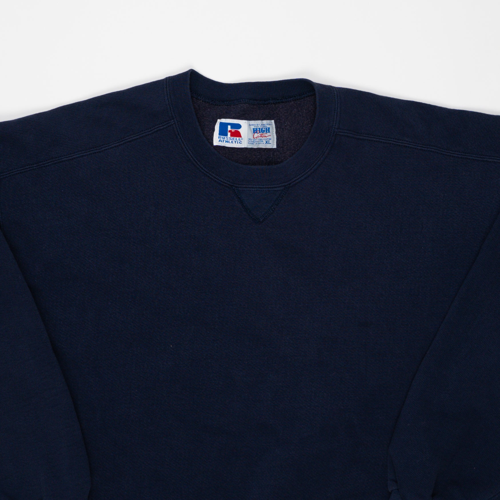 Vintage 90s Blue Russell Athletics Crewnek (L) | Rebalance Vintage.