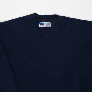 Vintage 90s Blue Russell Athletics Crewnek (L) | Rebalance Vintage.