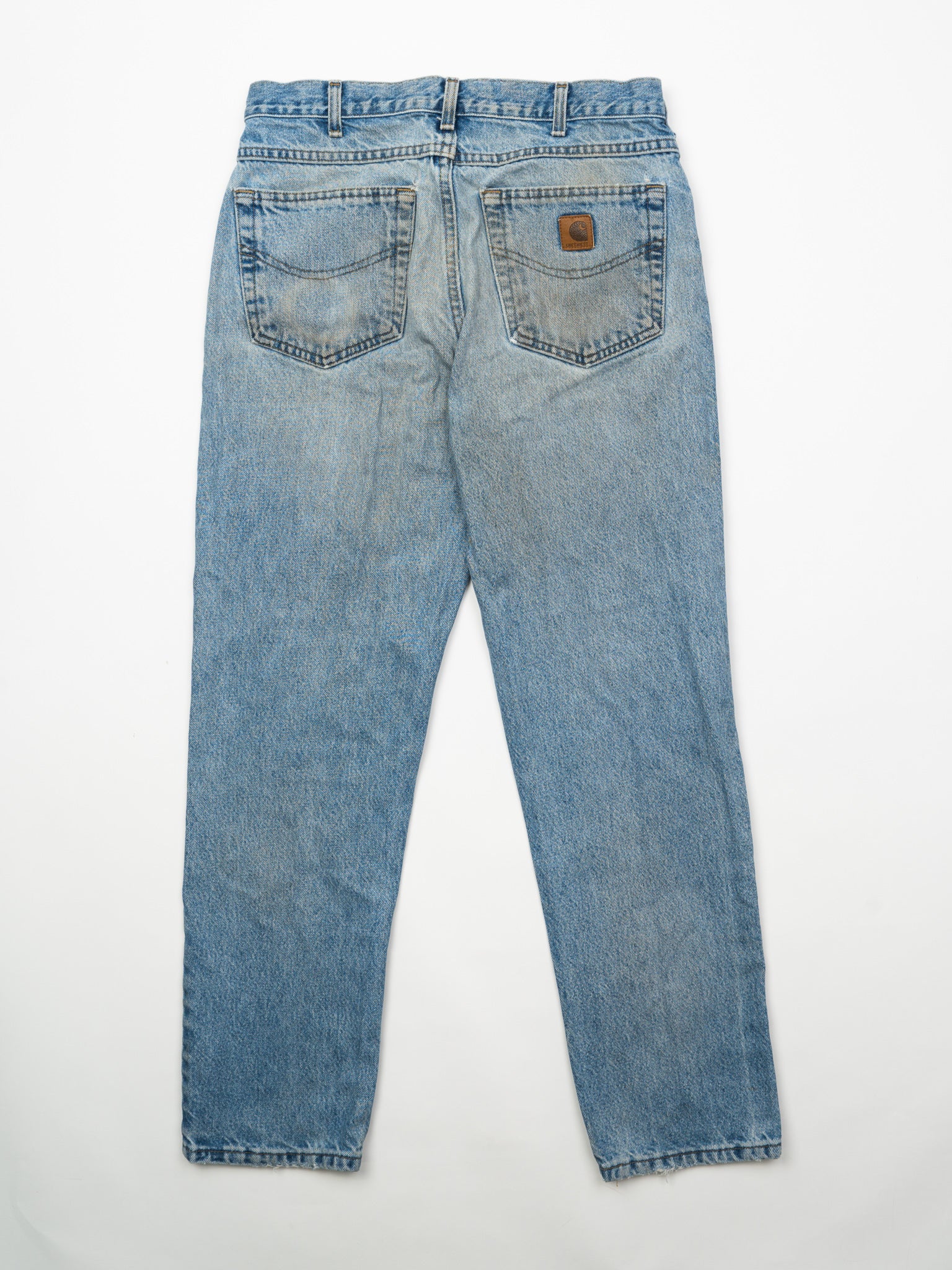 Vintage Washed Blue Carhartt Jeans (32 x 30)