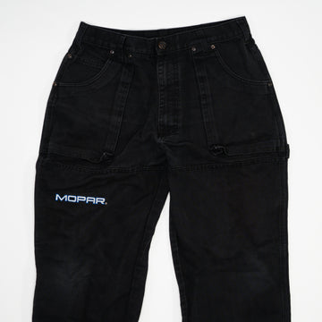 Vintage Black Dickies Mopar Cargo Pants (34 x 30) | Rebalance Vintage.