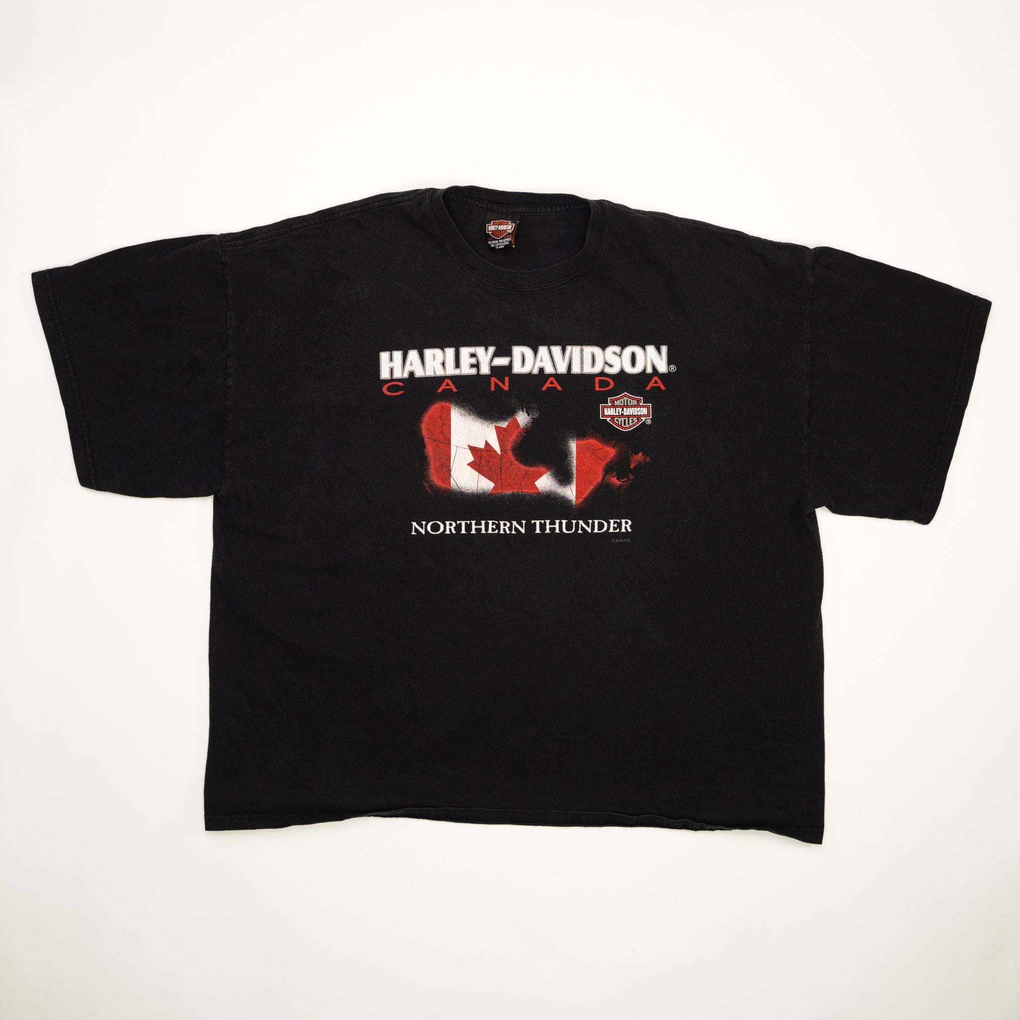 Vintage '02 Harley Davidson Northern Thunder Tee (XL/XXL) | Rebalance Vintage.