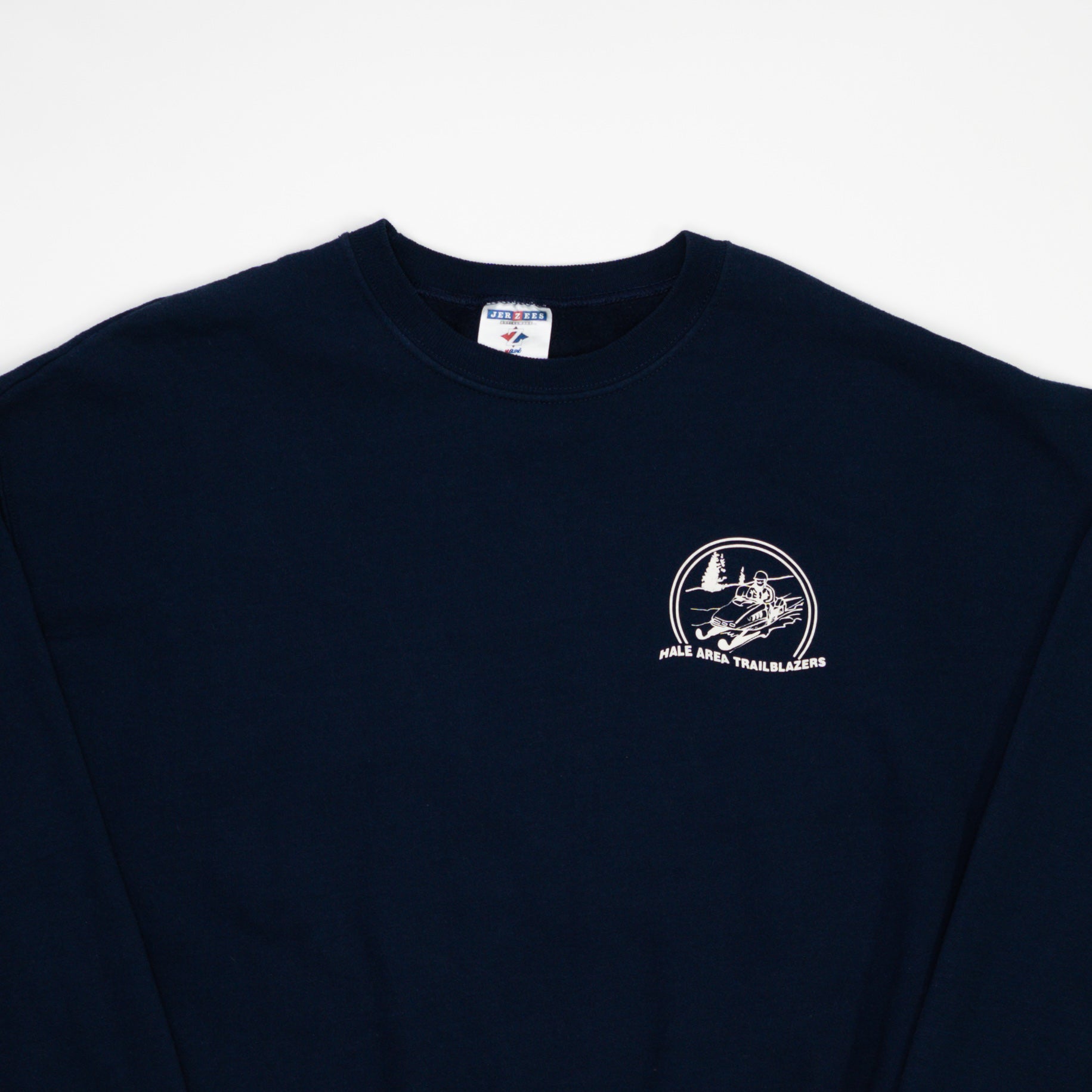 Vintage 90s Navy Blue Hale Area Trailblazers Crewneck (XL) | Rebalance Vintage.