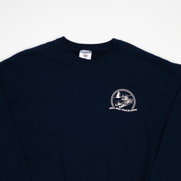 Vintage 90s Navy Blue Hale Area Trailblazers Crewneck (XL) | Rebalance Vintage.