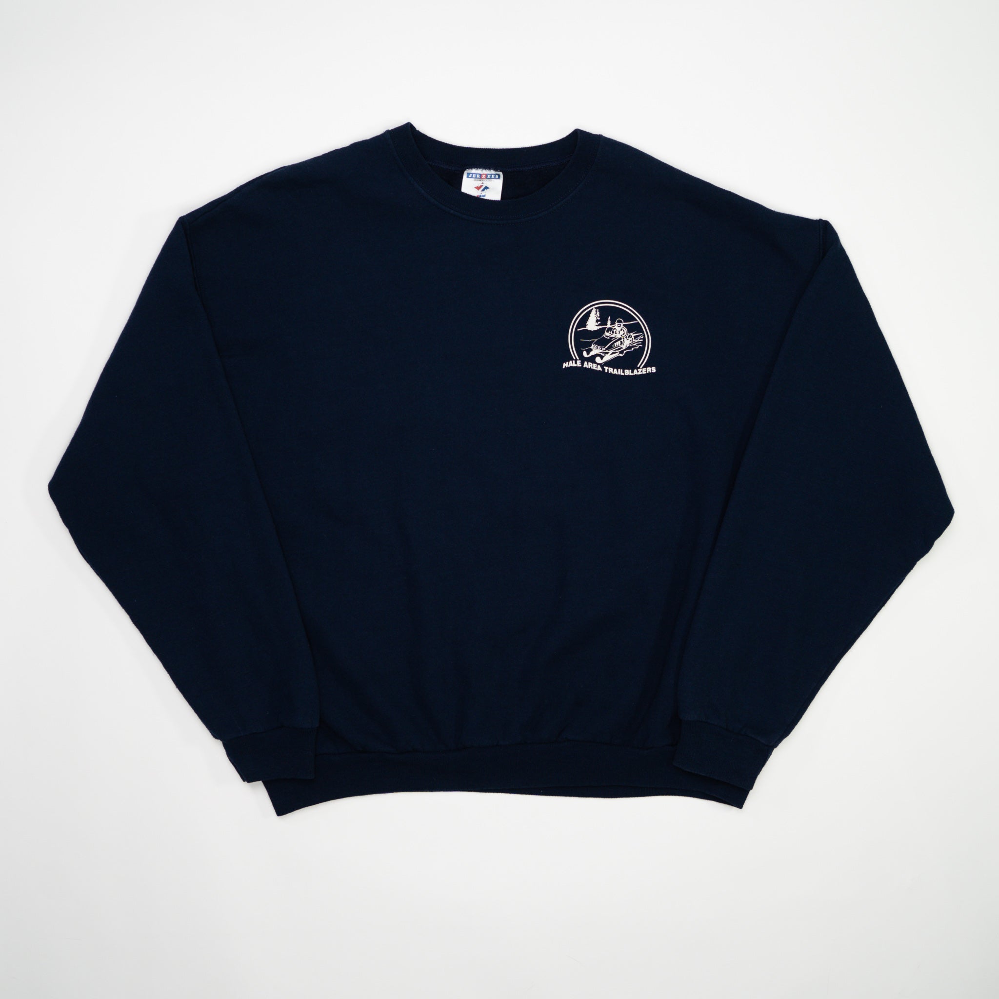 Vintage 90s Navy Blue Hale Area Trailblazers Crewneck (XL) | Rebalance Vintage.