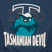 Vintage 90s Blue Tasmanian Devil Taz Wear Crewneck (L)