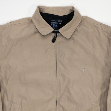 Vintage Beige Nautica Windbreaker Jacket (L) | Rebalance Vintage.