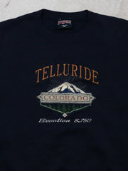 Vintage 90s Navy Telluride Colorado Crewneck (L)