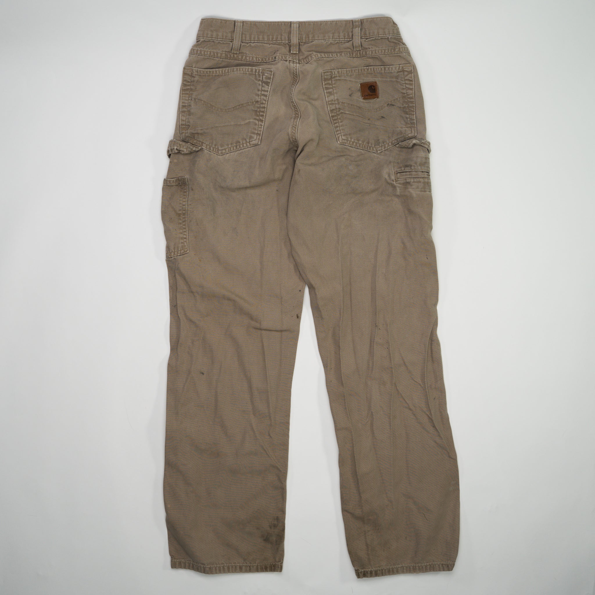 Vintage Beige Carhartt Paint Splash Cargo Pants (32 x 34) | Rebalance Vintage.