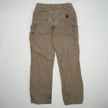 Vintage Beige Carhartt Paint Splash Cargo Pants (32 x 34) | Rebalance Vintage.