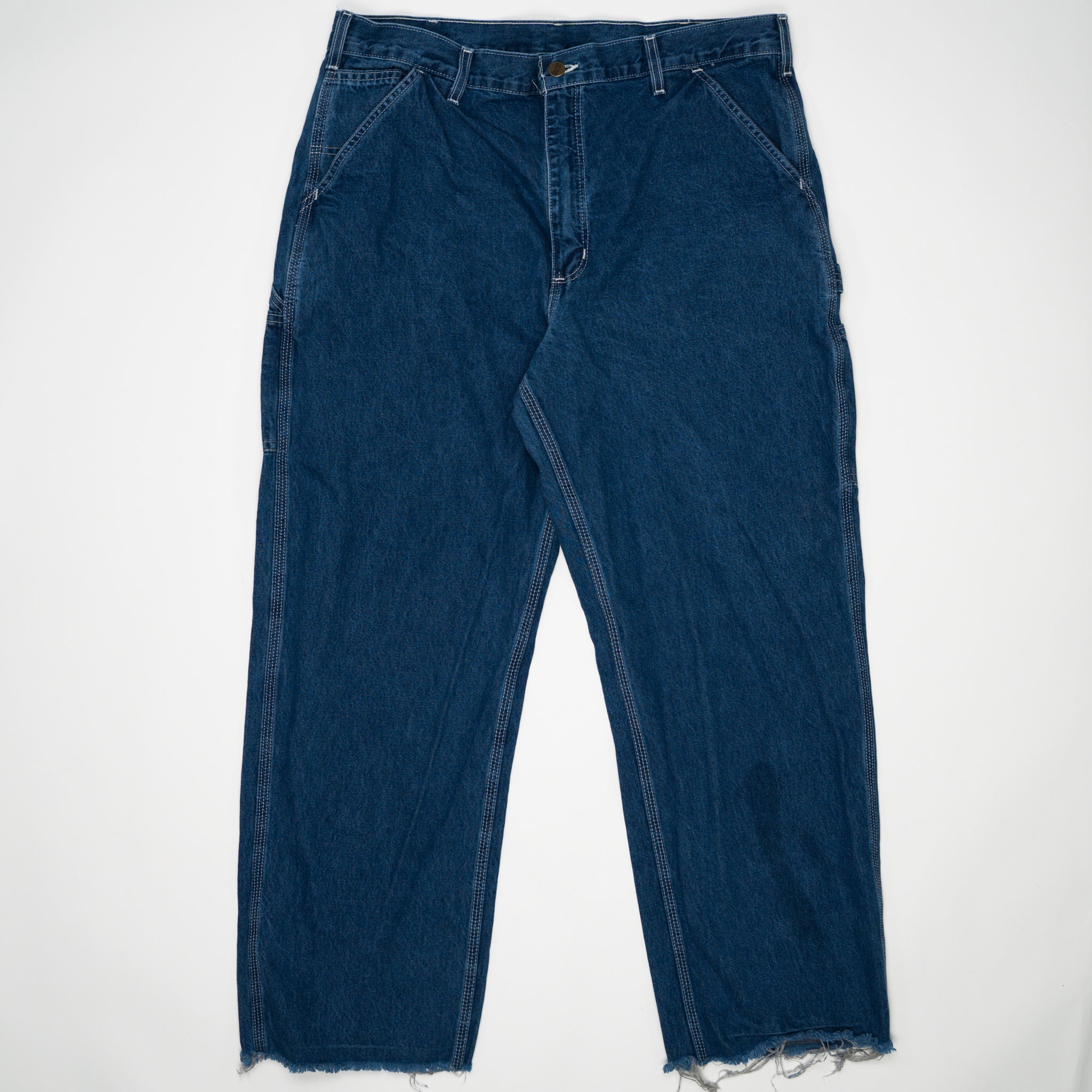 Vintage Dark Blue Carhartt Cargo Jeans (36) | Rebalance Vintage.