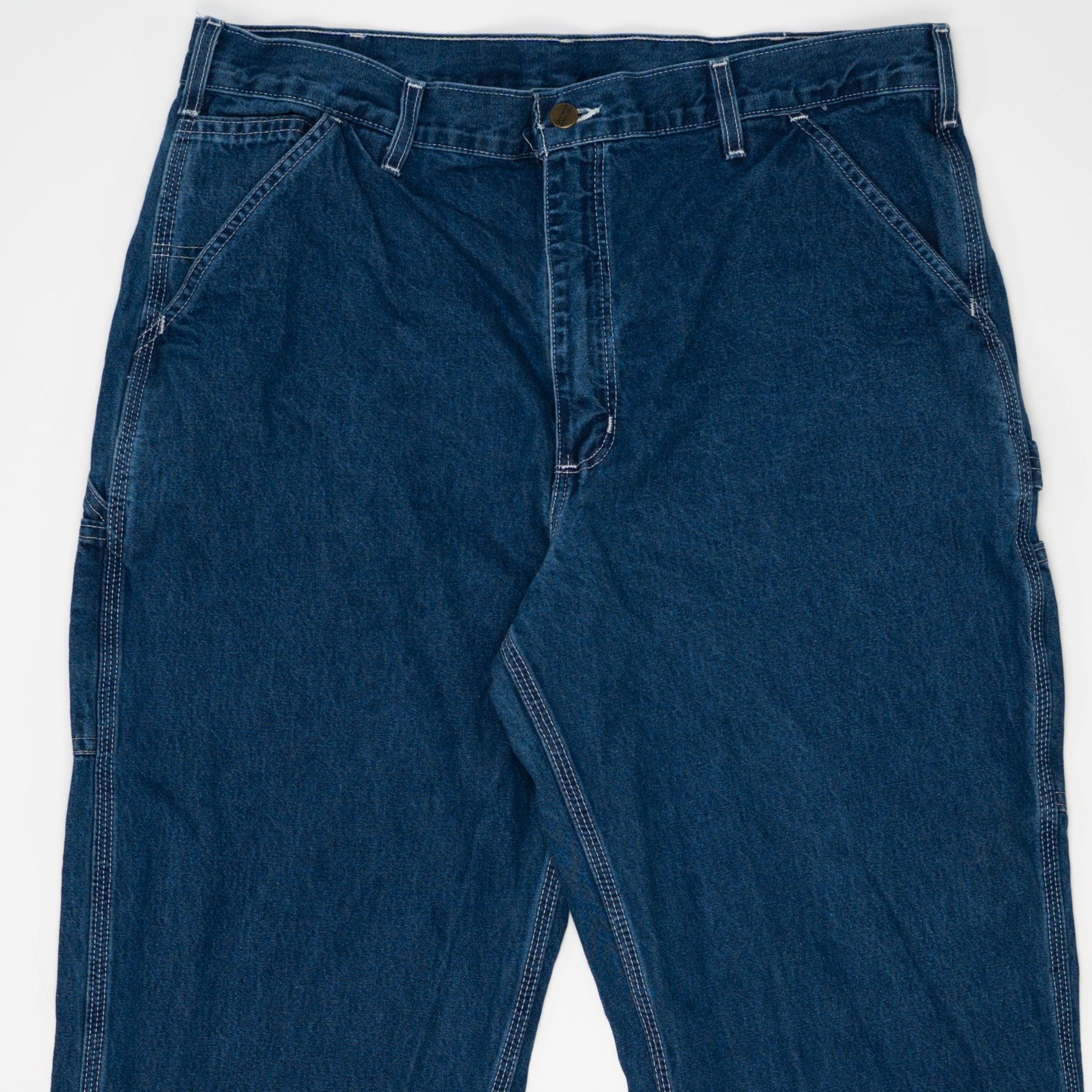 Vintage Dark Blue Carhartt Cargo Jeans (36) | Rebalance Vintage.