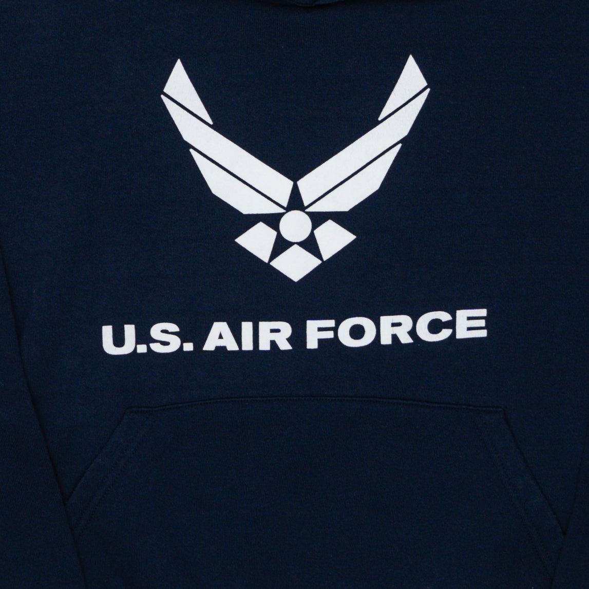 Vintage 90s Blue U.S Airforce Hoodie (S) | Rebalance Vintage.