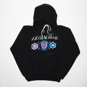 Vintage 90s Zig Zag Bar Hoodie (M/L) | Rebalance Vintage.