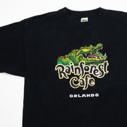 Vintage Black Rainforest Cafe Orlando Tee (XL)