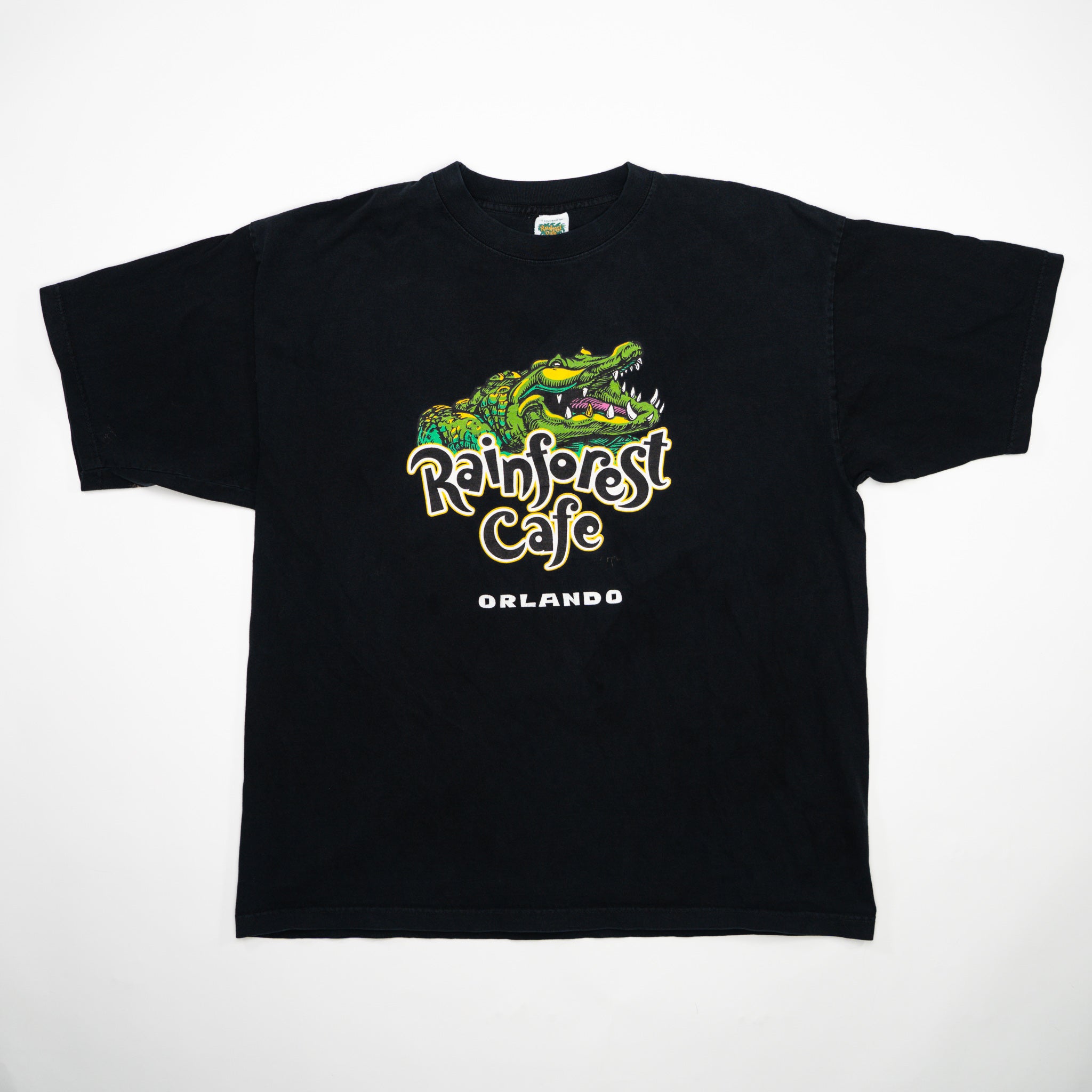 Vintage Black Rainforest Cafe Orlando Tee (XL)