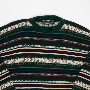 Vintage 90s Multicolor Van Heusen Knit Sweater (L) | Rebalance Vintage.