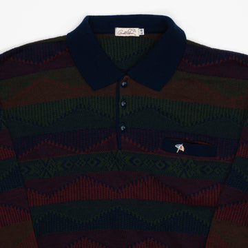 Vintage Arnold Palmer 1/4 Button Knit Sweater (M) | Rebalance Vintage.